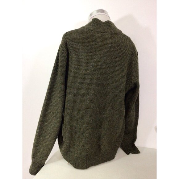 Schott Bros Wool Sweater Shawl Neck Mens XL - Picture 3 of 11